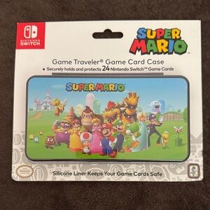 Nintendo Super Mario Game Card Case with Colorful Characters